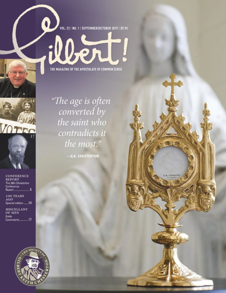 Gilbert Vol. 23, No. 1 (2019) – Store | Society Of Gilbert Keith Chesterton