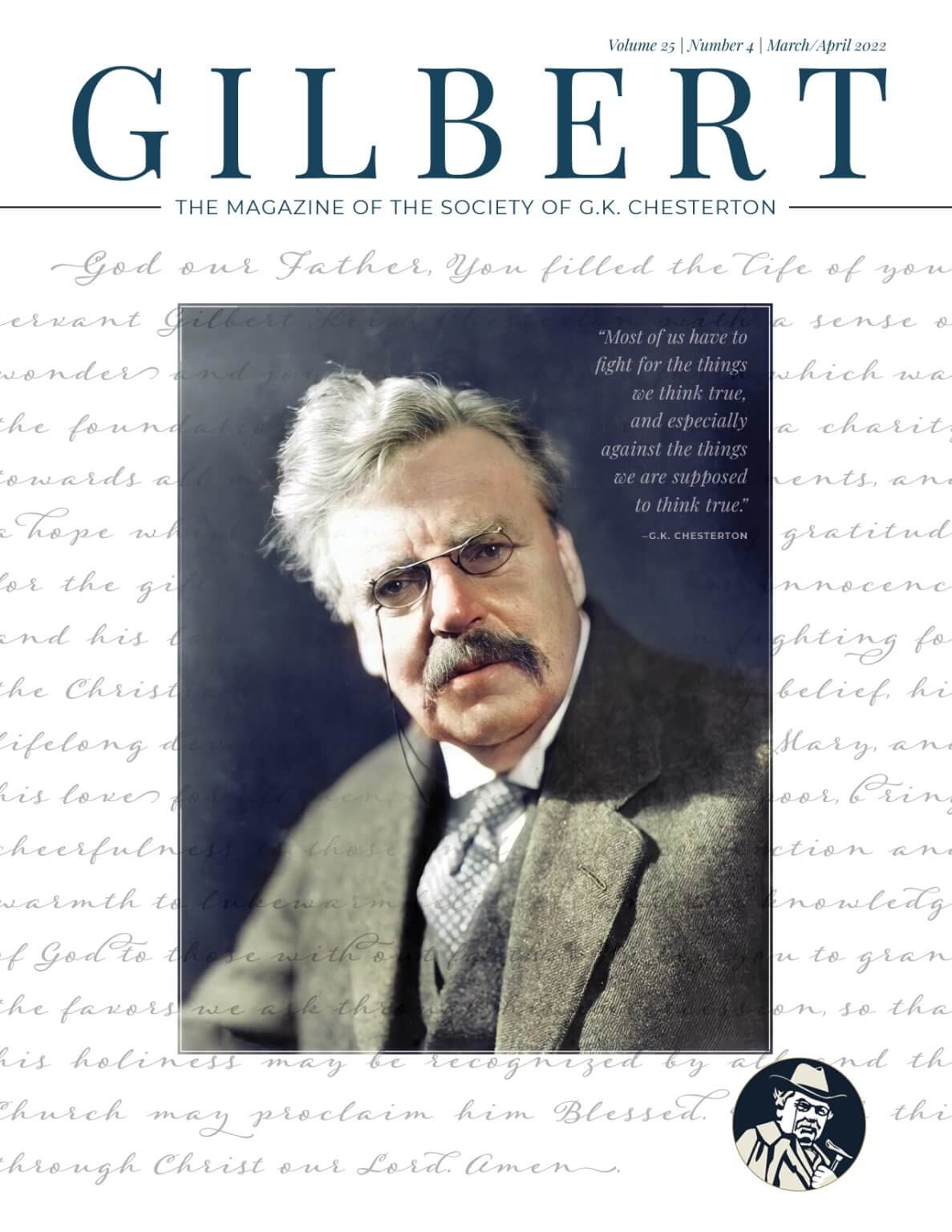 Gilbert Vol. 25, No. 4 (2022) – Store | Society Of Gilbert Keith Chesterton